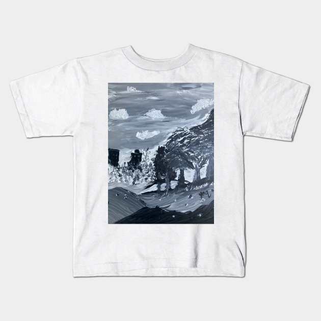 Three Sheets to the WInd Kids T-Shirt by geqarts